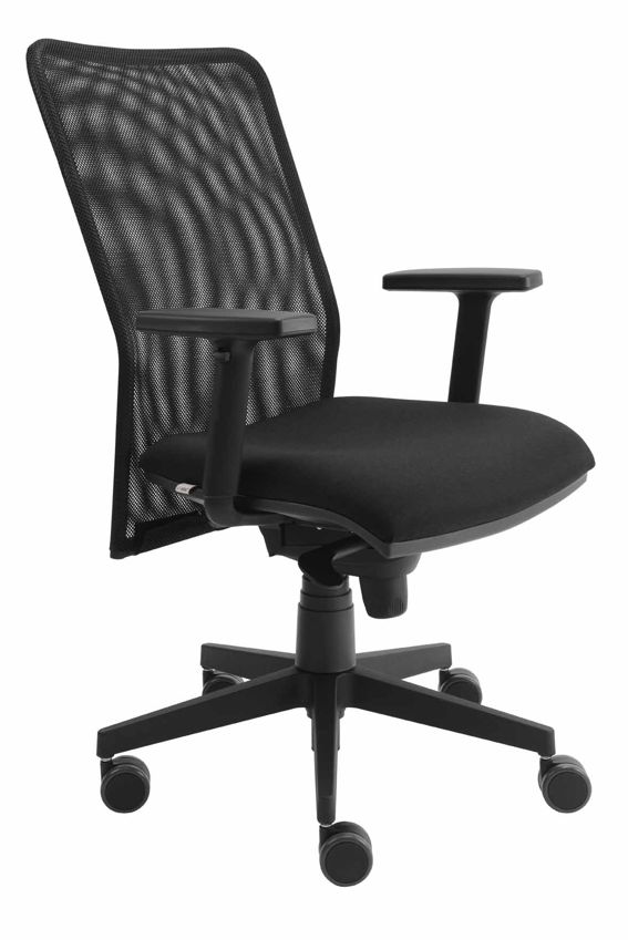 Drehstuhl Solid mit Netzrücken
